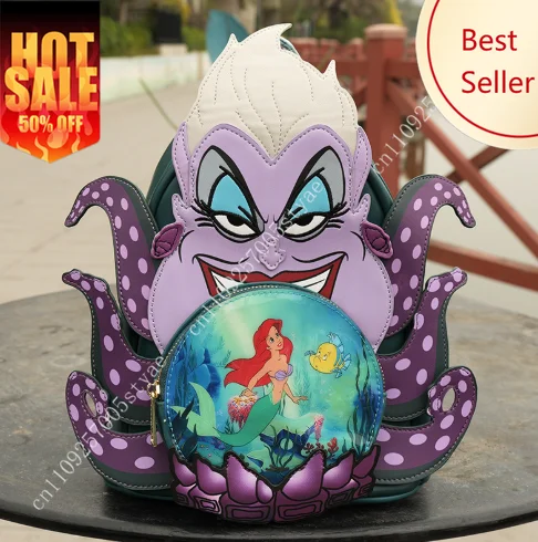 

Stitch Toy Story Beauty The Beast The Nightmare Before Christmas Marie Disney Princess Series Mickey Mouse Print Mini Backpack