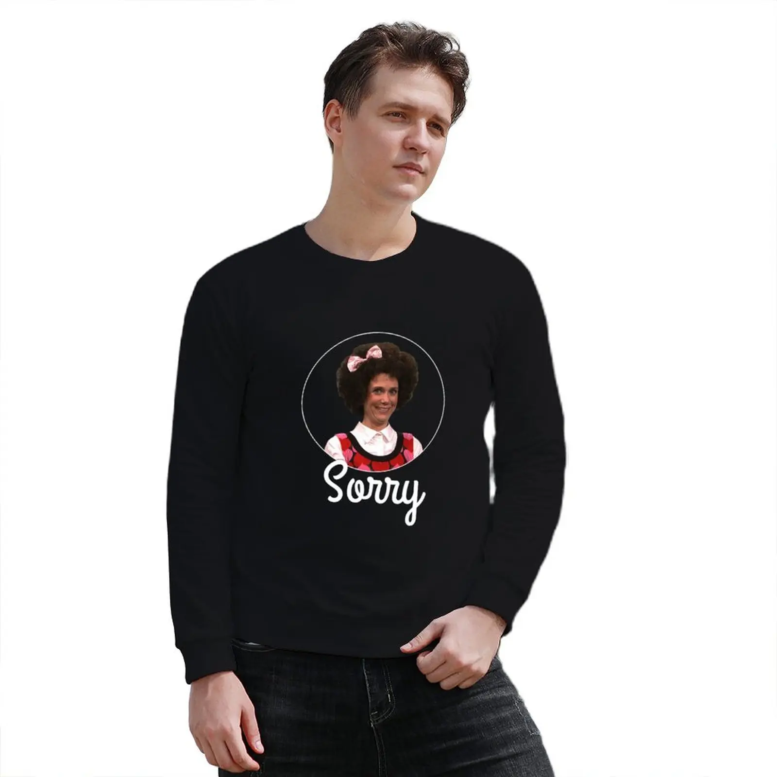 Gilly Sorry T-ShirtSorry - Gilly pulôver com capuz conjunto de moletom masculino casaco masculino outono roupas coreanas moletom com capuz