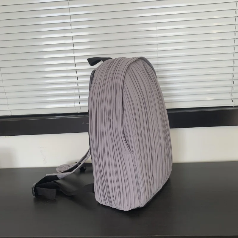 Imagem -04 - Miyake Pregas Bolsas para Homens e Mulheres Mochila de Escritório Mochila Oficial Bolsa Japonesa Bagagem Casual Bolsa Designer de Viagem 2023