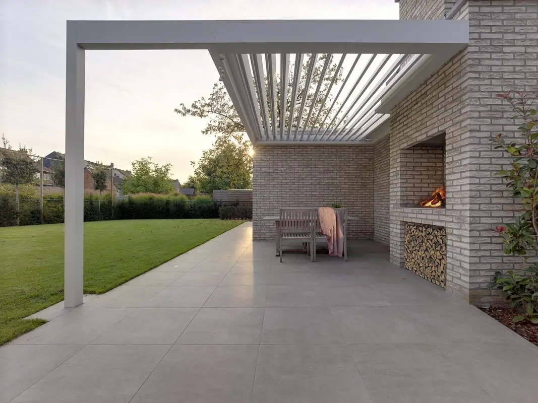 High Quality Aluminum Pergola Modern Electric Outdoor Bioclimatic Pergolas Sun Shade Waterproof Garden Pavilion Louver Pergola