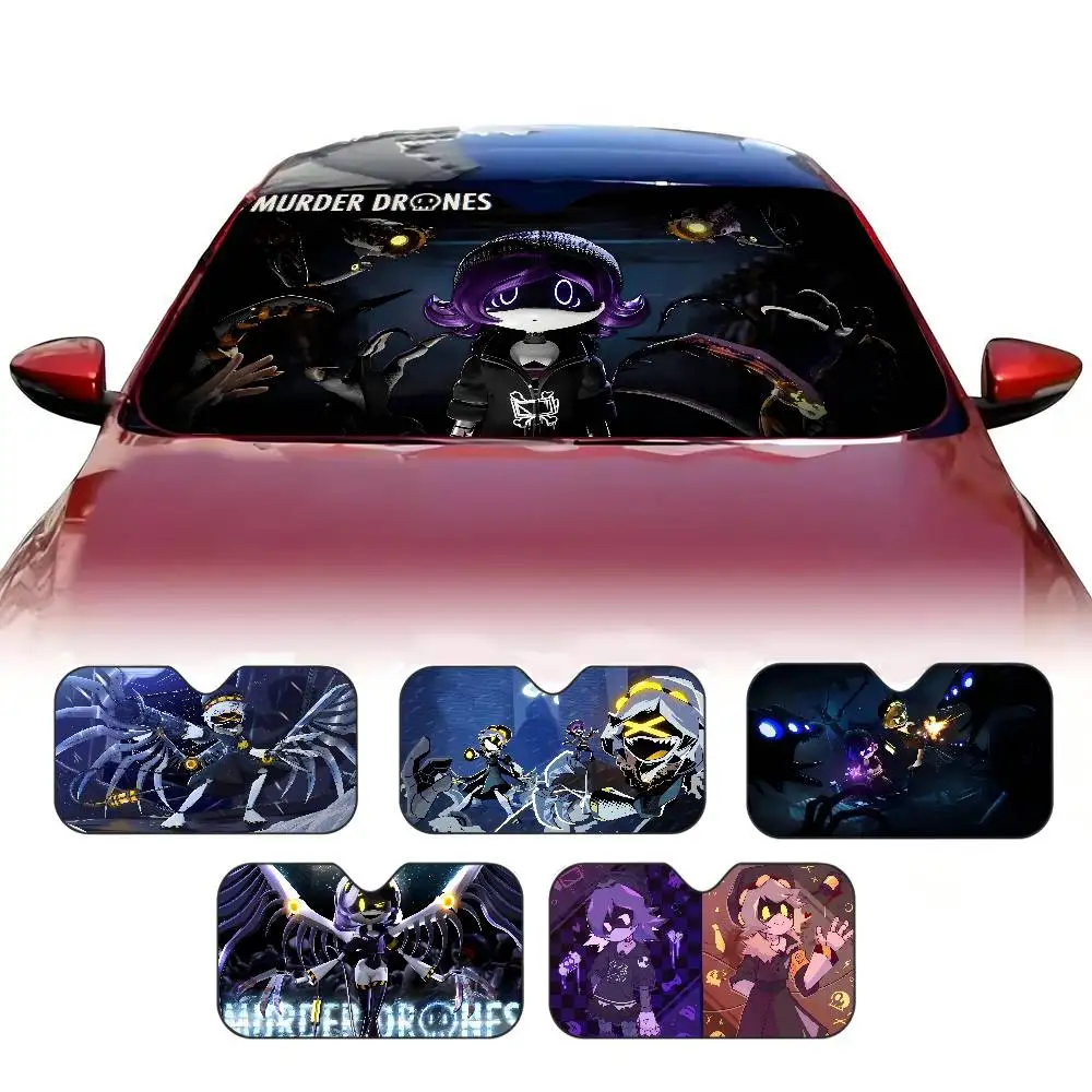 

M-Murder Drones солнцезащитный козырек на лобовое стекло для автомобиля, внедорожника, грузовика, солнцезащитный козырек на переднее окно, аксессуар, защитный козырек, защитная крышка