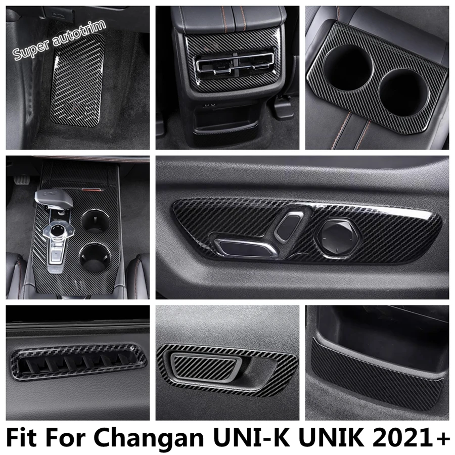 

Gear Shift Panel / Head Light / Air AC Vents / Water Cup / Window Lift Cover Trim For Changan UNI-K UNIK 2021 - 2024 Accessories