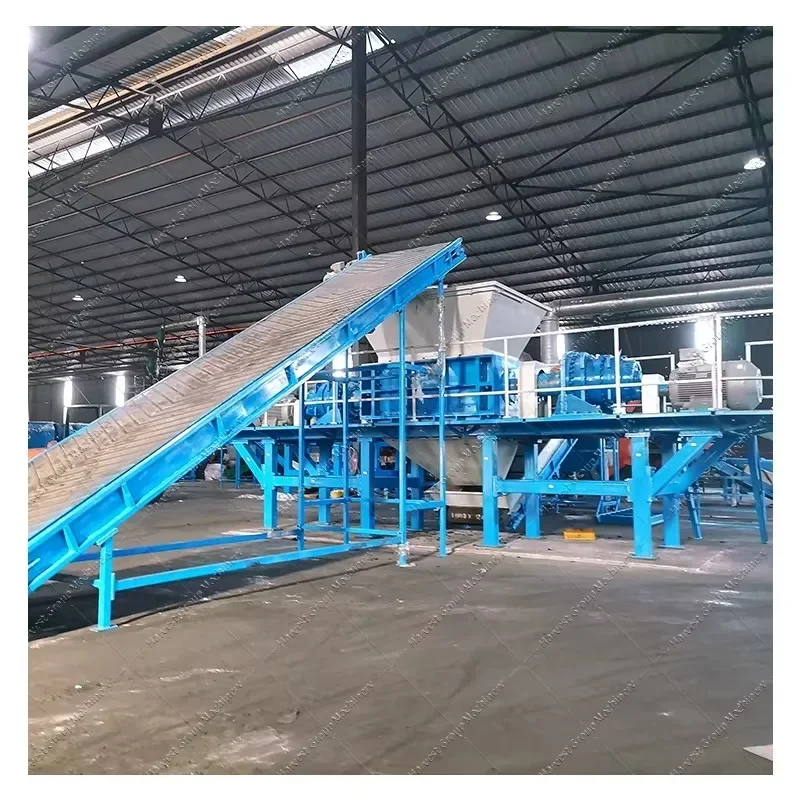Factory Directly Selling Customization Tire Rubber Powder Tire Recycling Machine Tyre Shredder Plant