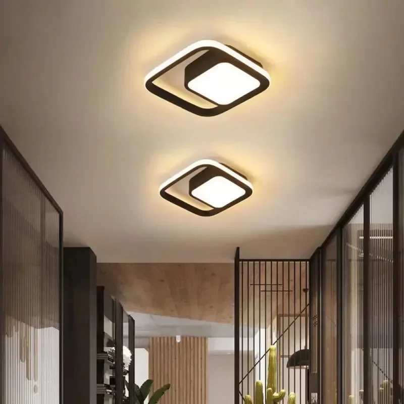 Square Round Ceiling Light Corridor Lamp Modern Simple LED Balcony Ceiling Lamp Nordic Cloakroom Decorative Lamps Pendant Light