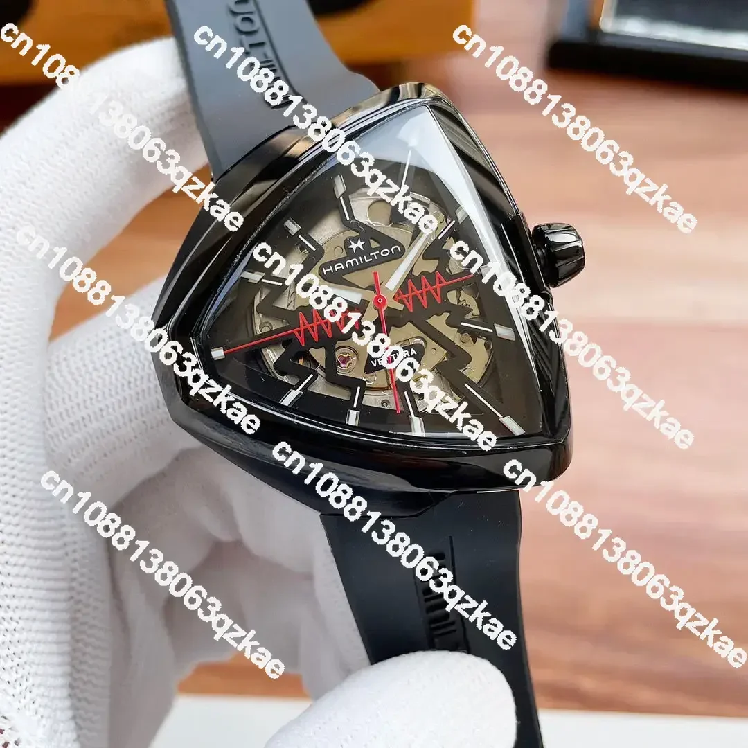 Triangle Heart Shape Unique Personality Sports Men's Automatic Mechanical Watch