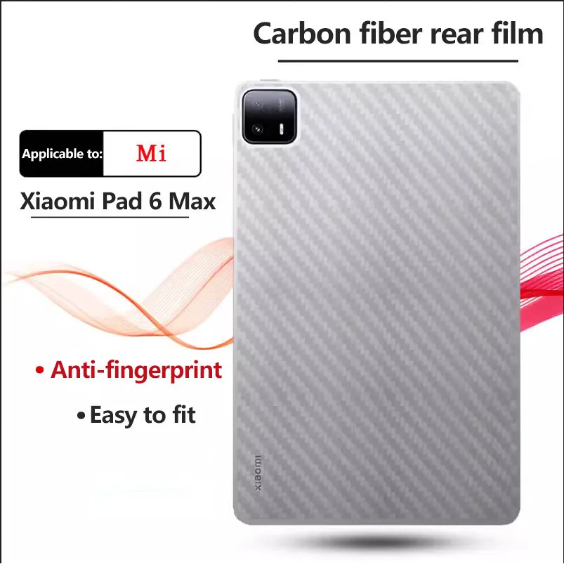 

Carbon Fiber Back Film For Xiaomi Pad 6S Pro 12.4inch 5 6 Pro 11 6Max 14 Redmi Pad SE 11 Pad10.61 Soft Protective Film