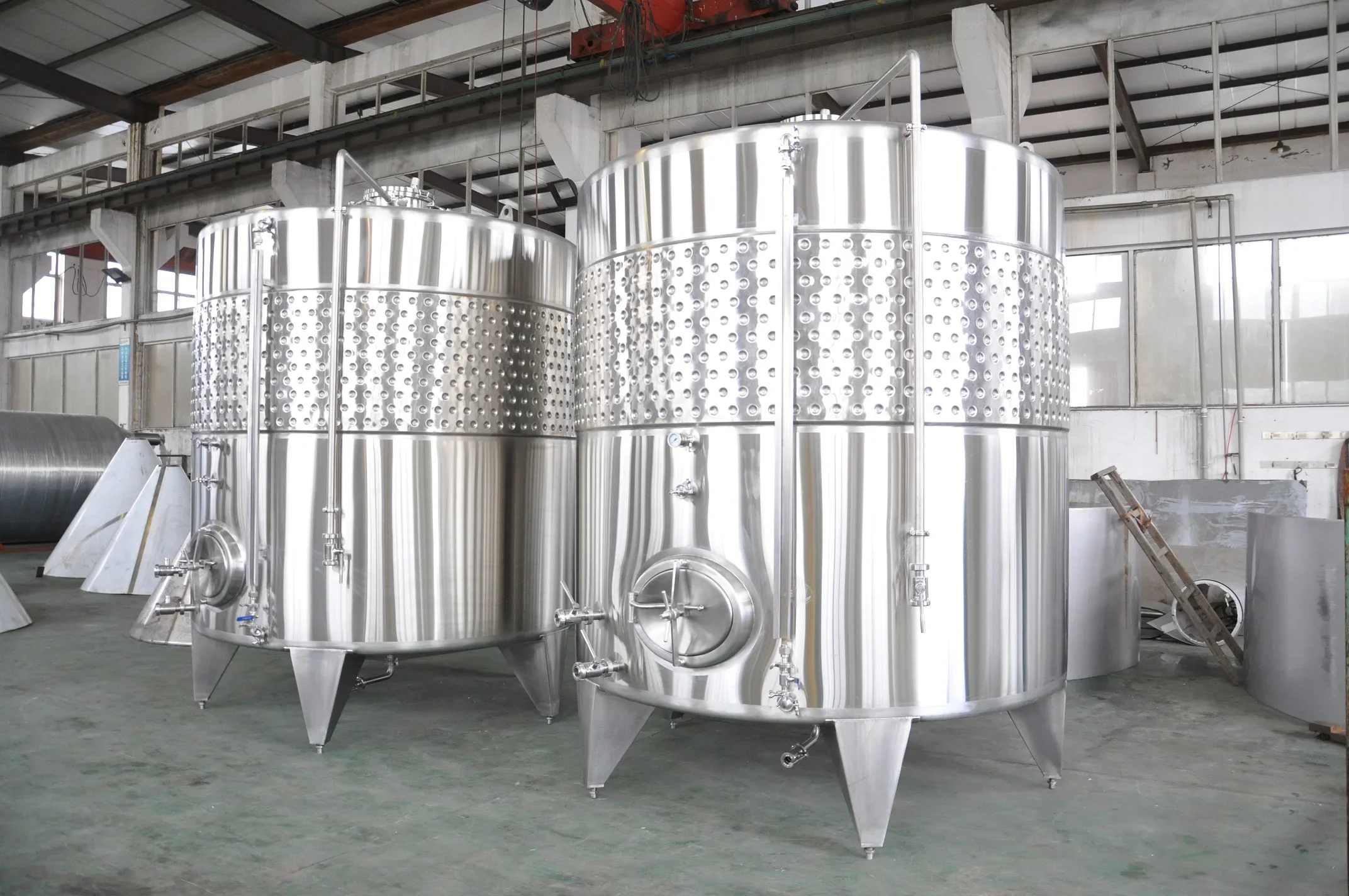 5000 Liters 10000liters Wine tank Stainless Steel Red Fruit Wine Fermentation Tank Wine Storage Tanks