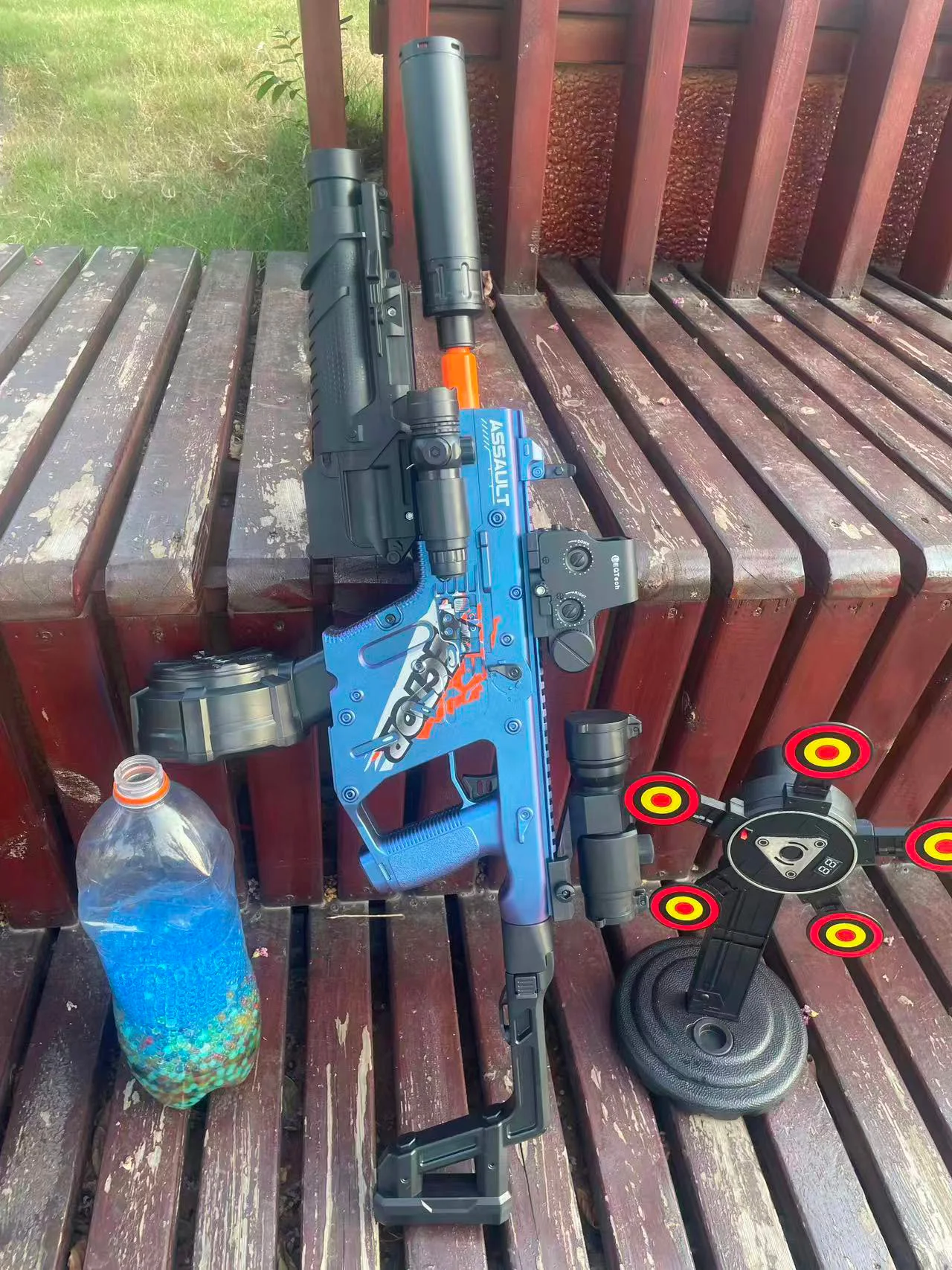 【2025 ناقلات جديدة】مسدس كرة جل كهربائي تلقائي، مكافآت جل طويلة المدى للبالغين والمراهقين، تصوير خارجي صديق للبيئة