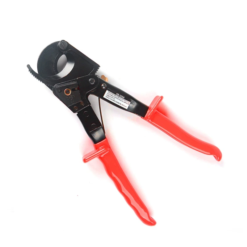 Hand Tool Pliers Ratchet Cable Cutter AWG 600MCM Ratcheting Wire Plier Hand Tool Cut Up To 240mm Multifunctional For Electrical