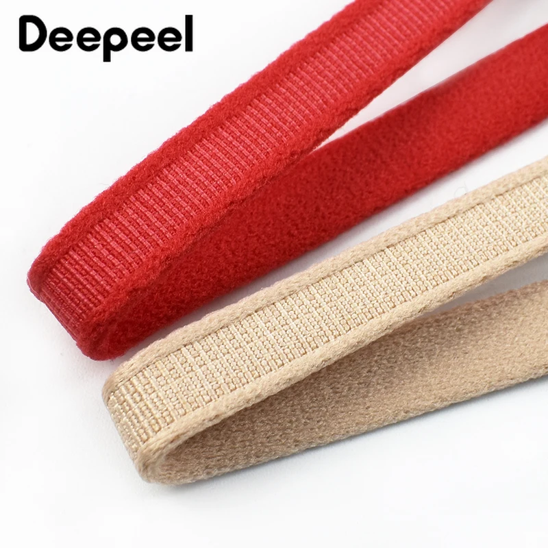 2/5/10/20M Deepeel 10mm Nylon Webbing Tubular Ribbon Bands for Underwear Bra Underwire Channeling Tape DIY Sewing Accessories view 2