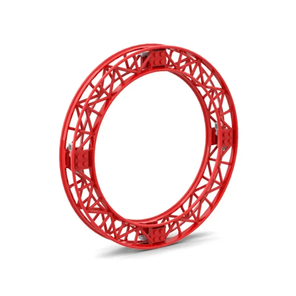 MOC Montagne russe Pista Kit di Costruzione Tecnico Treno Ferroviario Parte FAI DA TE Modello di Città Blocchi per I Bambini Adulti 26022/25059/25061/34738