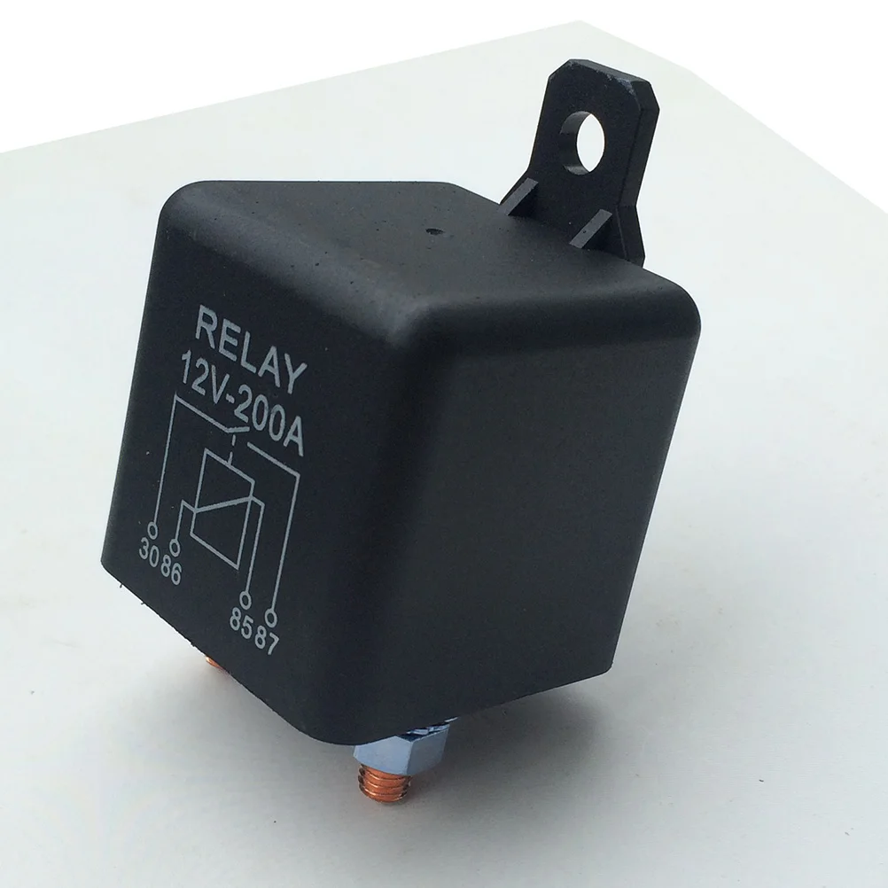

200A 4-Pin Starting Car Auto Isolator Automotive Relay On Off Power Relay Saver For Mower Forklift 12V Universal Use