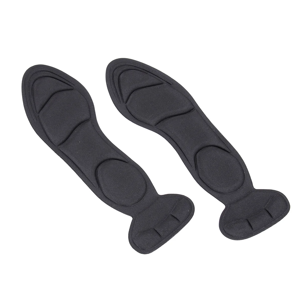 

High Heel Insoles Combo Foot Cushion Heel Protector Soft Sponge Inserts For Women Men Walking Black 2 In 1 Premium