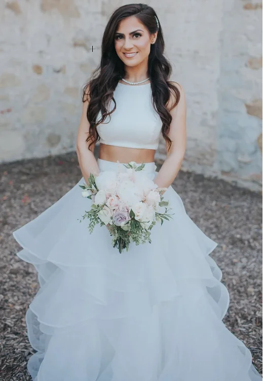 Romantyczna spódnica ślubna warstwowa z elastycznym pasem szyta na miarę spódnice tutu damska spódnica tiulowa warstwowa ropa de mujer