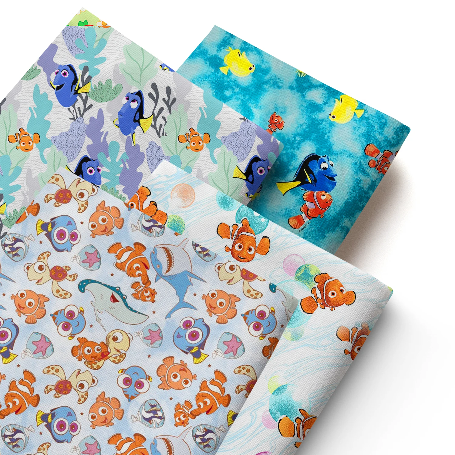 BEAST KINGDOM Finding Nemo Pre-Cut Fabric Crafting Material For Quilting, DIY Crafts Handmade Accessories  Sewing Supplies