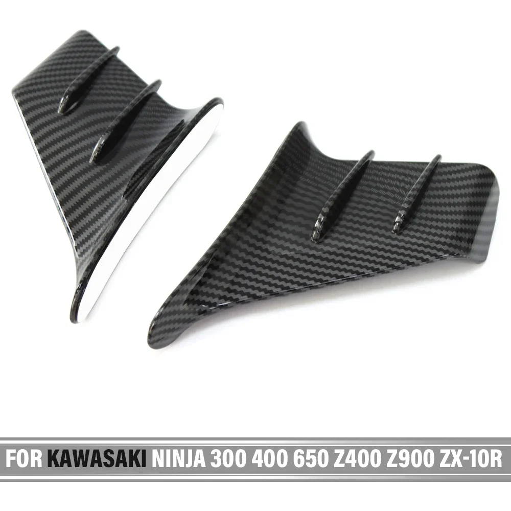 

For KAWASAKI NINJA 300 400 650 Z400 Z900 ZX-10R H2 Motorcycle Universal Fairing Side Winglet Aerodynamic Wing Deflector Spoiler