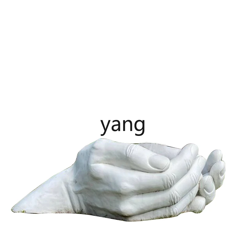 

LTT Simulation Hand Model Sculpture Outdoor Giant Palm Shape Ornament Landscape Decoration
