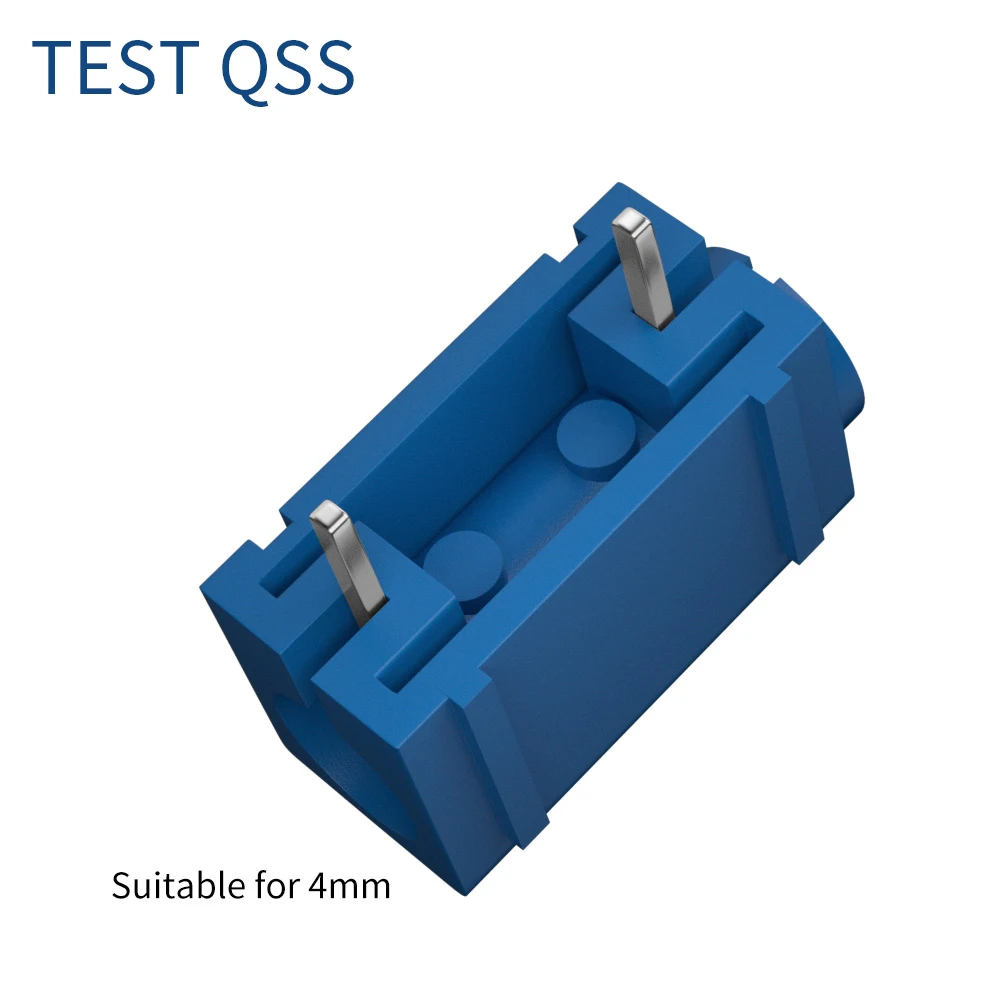 QSS  2PCS 4MM Socket Banana Plug Two Pins PCB Installation Circuit Board Socket M4 60V 24A Q.40024