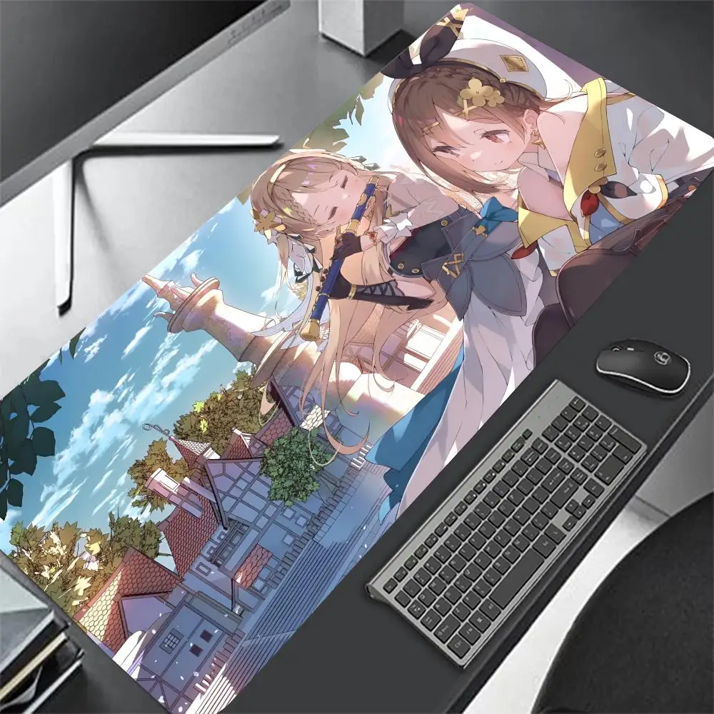 Atelier Ryza Ever Darkness Game Mousepad Large Gaming Mouse Pad LockEdge Thickened Computer Keyboard Table Desk Mat