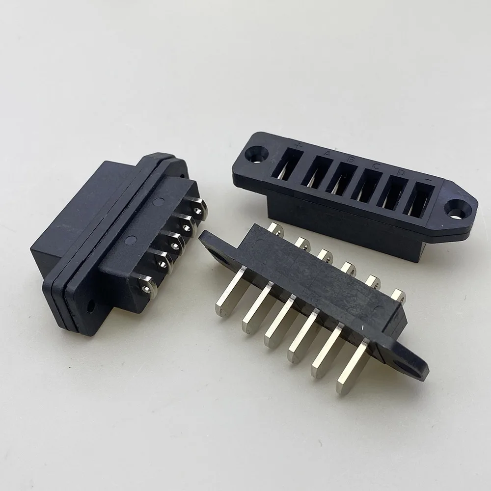 2-6pin Lithium Battery Connector 15A Electric Scooter Blade Male Female Battery Power Connector Charging Interface Socket Adapte