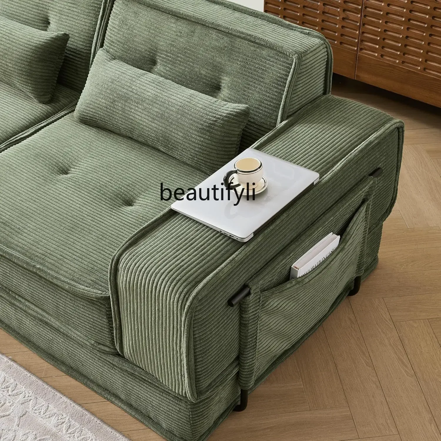 A4567 Custom Modern Minimalist Folding Sofa Bed for Small Apartments, Single and Double, High-Density Foam Compression Sofa