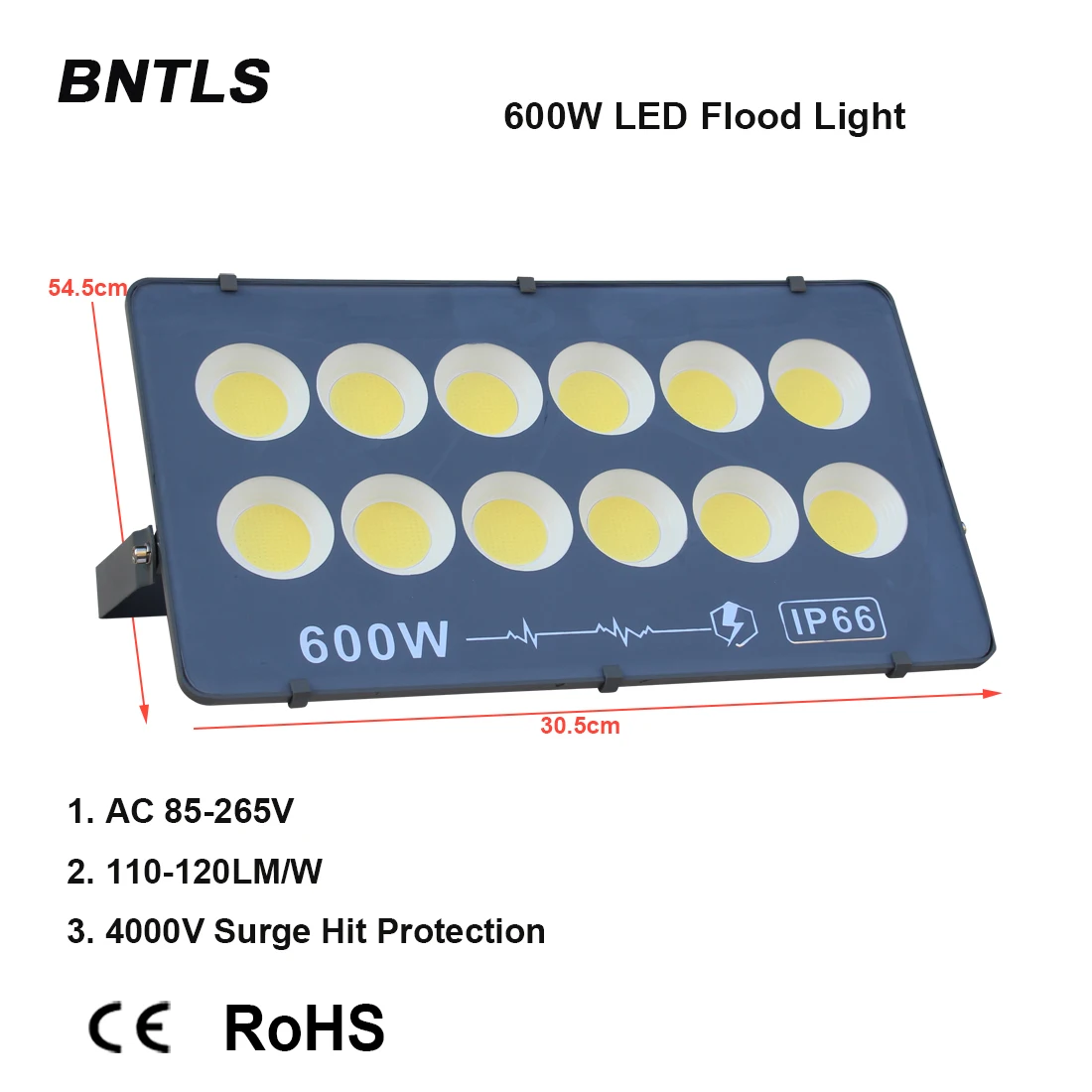 

600W led floodlight AC85-265V 200W 300W 400W 500W 600W COB IP65 waterproof best outdoor led floodlights