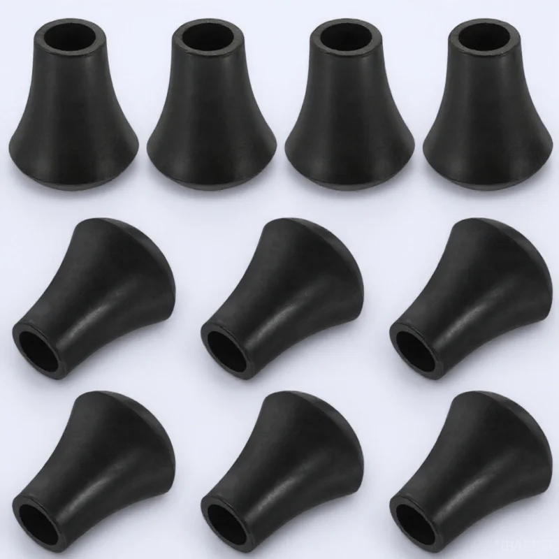 

10Pcs Drum Rubber Feet Stand Pads Floor Protectors Anti-Skid Durable Drum Kit Leg Protectors for Percussion Parts