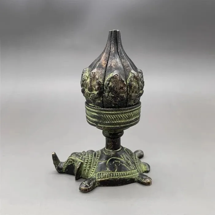 

Bronze Copper Nepalese Candlestick Lotus Flower Candle Holder Collection
