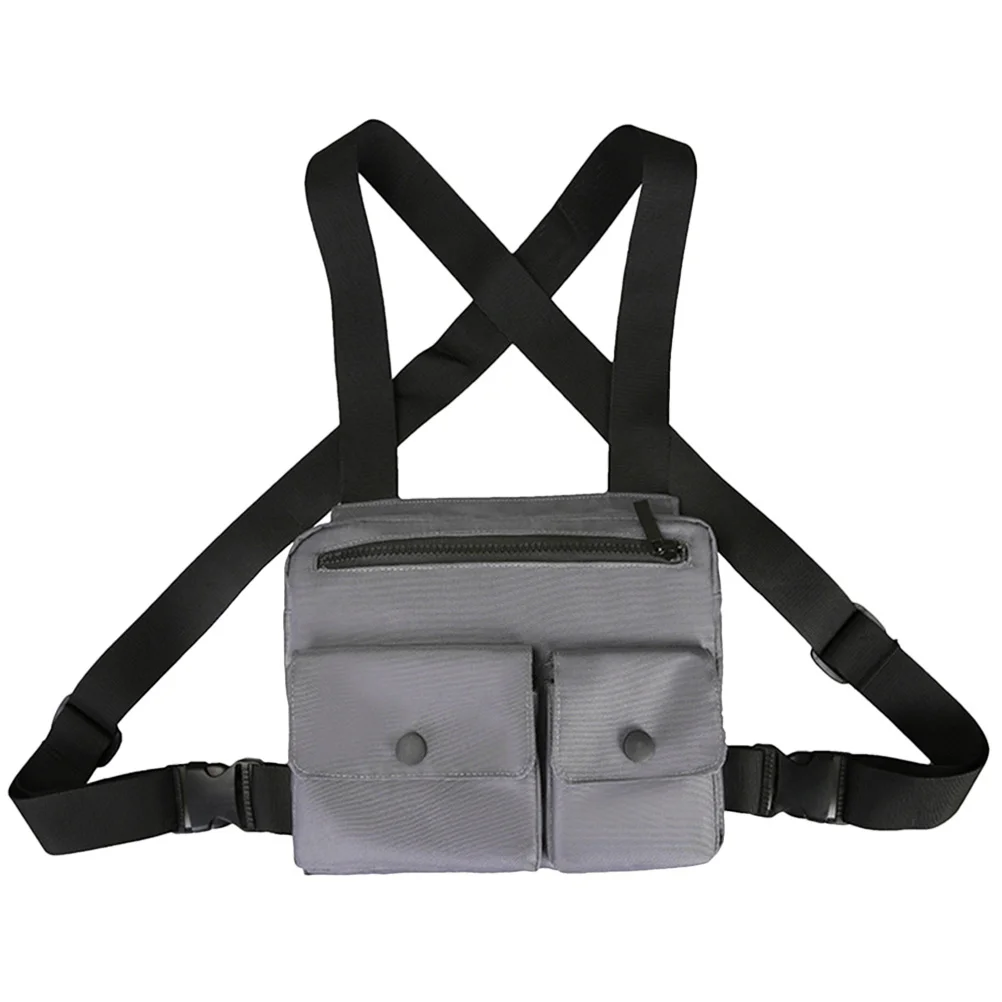

portable chest bag nylon chest bag man outdoor chest vest bag man vest bag fashionable man vest bag