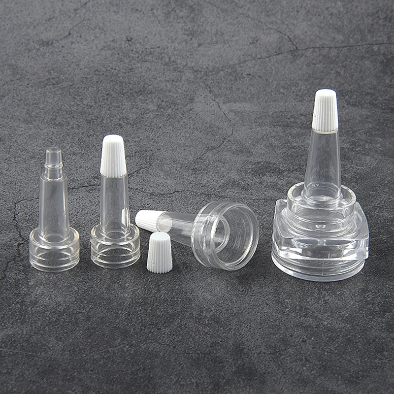 注射器チップ,液体ディスペンサー,針ゲージ,丸いプラグキャップ,空の詰め替え可能なミニボトル,スキンケアツールのサンプル,バッチあたり10個
