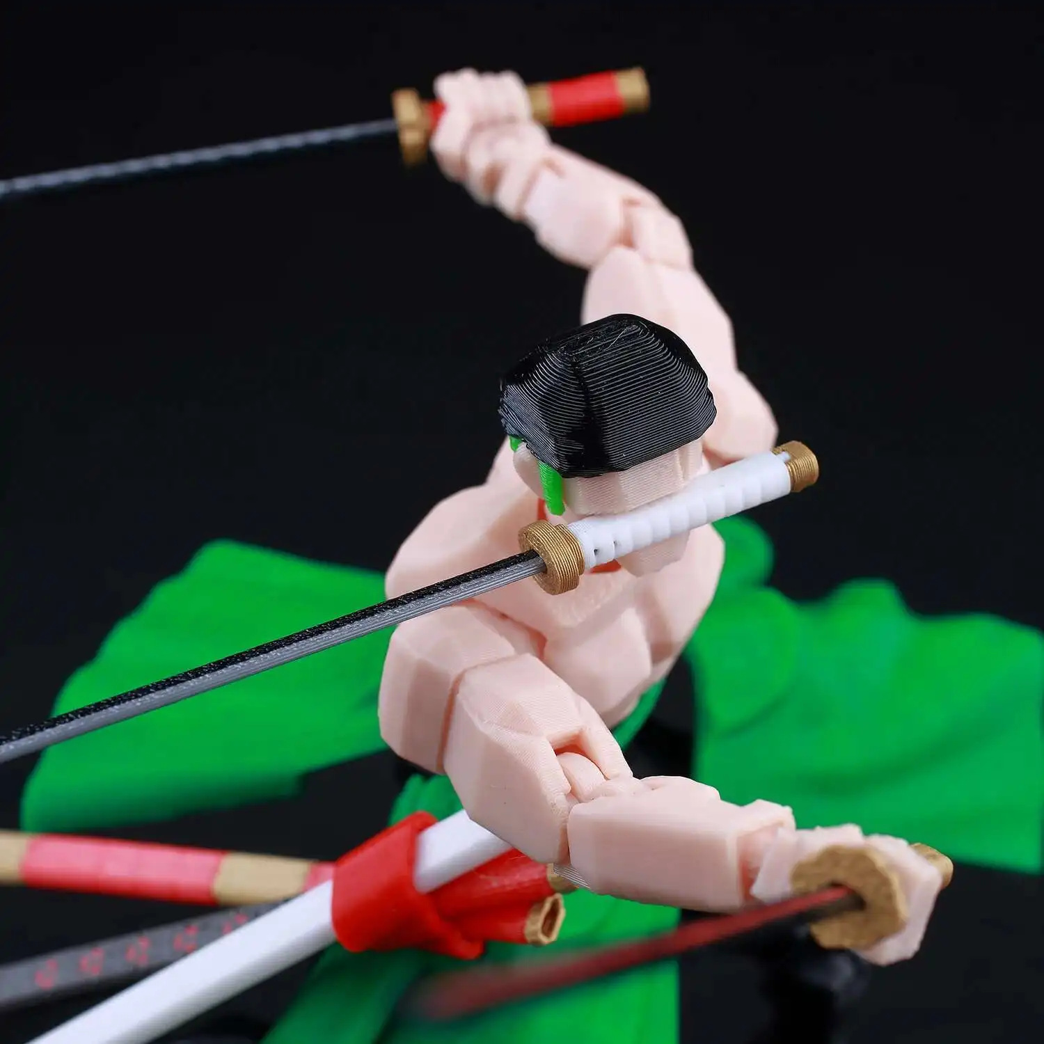 9L 3D Lucky Dummy 13 Printed One Piece Roronoa Zoro Movable