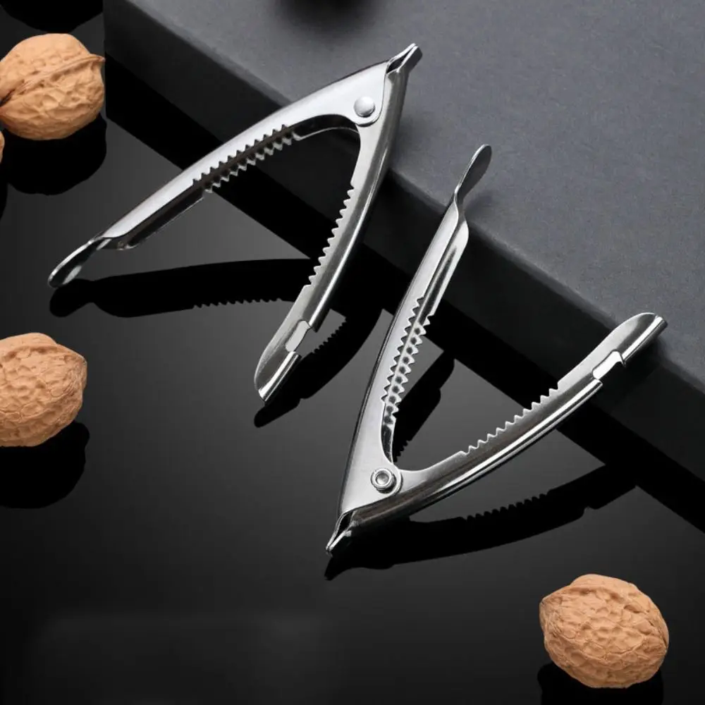 2pcs 스테인레스 스틸 굴 껍질 오프닝 클램프 녹슬지 않는 노동 절약 크랩 오프너 전문 두꺼운 너트 펜치 조개