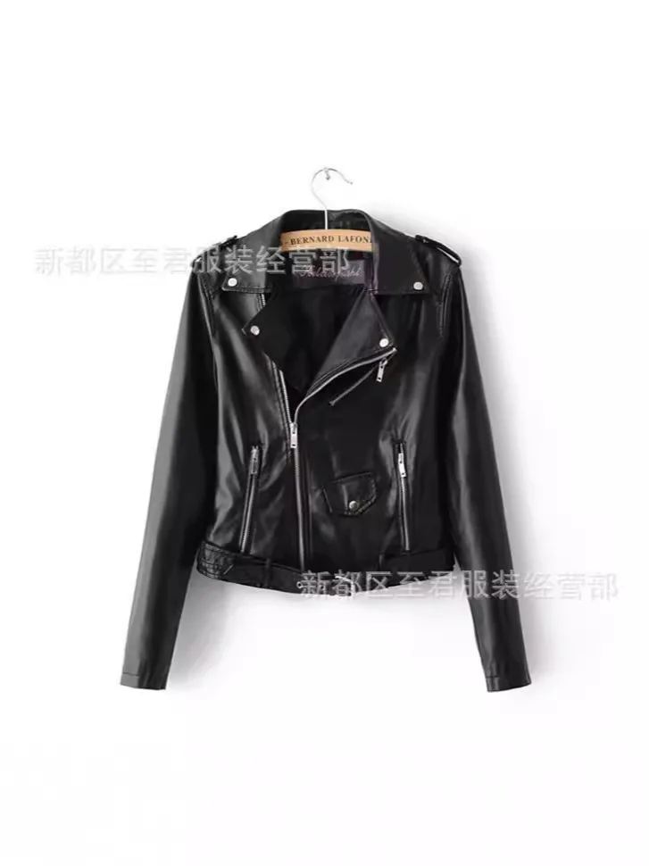 

Biker Jackets Womens Jacket Woman Y2K Autumn Armygreen Adjustable Anti-Fall Broad Collar Campus British Style Commuting Class OL