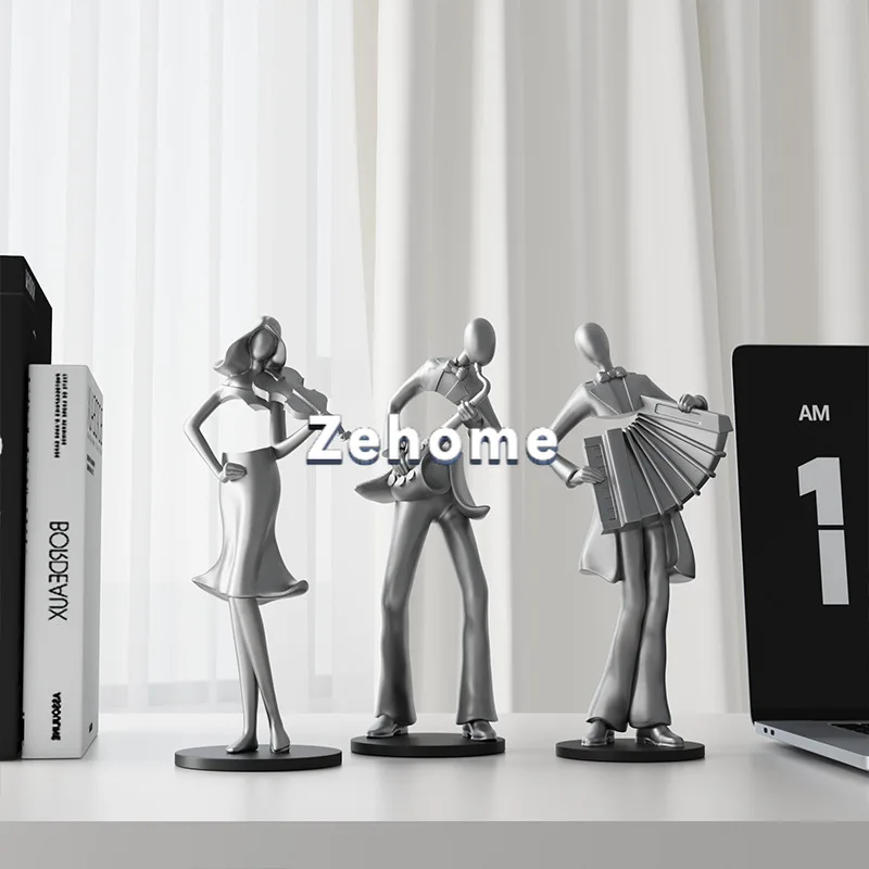 Creative light luxury retro musician set ornament handicrafts living room entrance bedroom moving gift birthday gift