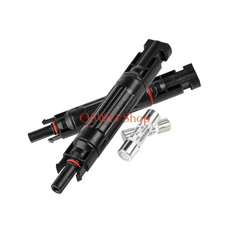 Q5WD Solar Energy Fuses Connectors Waterproof Design Overloading Safety Outdoor Install