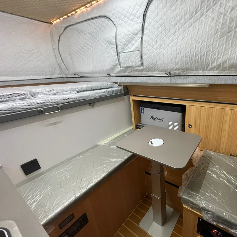 Moda RV Caravanes Caminhão Off-Road Camper para Mini Pickup Truck Camper