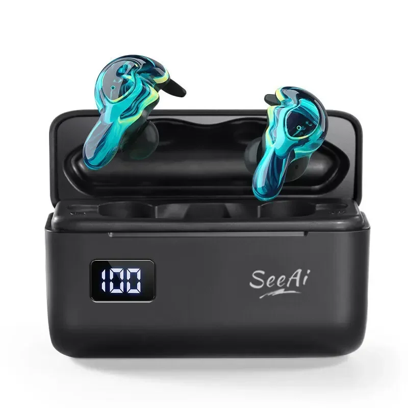 In-ear bluetooth headset wireless long battery life heavy bass headset