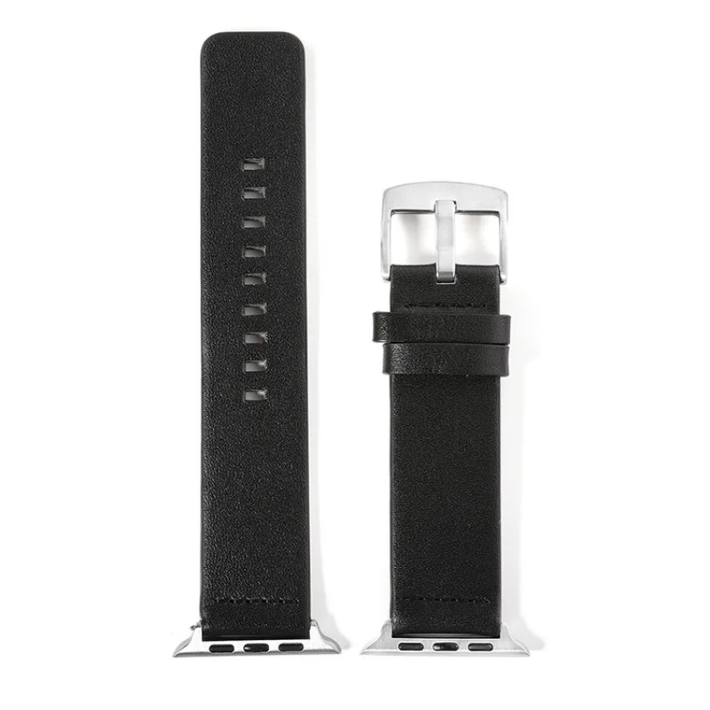 حزام من جلد البقر لساعة أبل الترا 2 باند S10 46 مللي متر 42 مللي متر 45 مللي متر 40 مللي متر 41 مللي متر 44 مللي متر الفرقة لسلسلة iWatch 9 8 7 6 SE 5 4