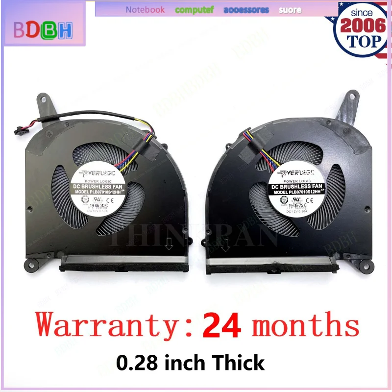 CPU+GPU Cooling Fan For Gigabyte AORUS 17G YD XD KD YC XC SB KB WB XB YB