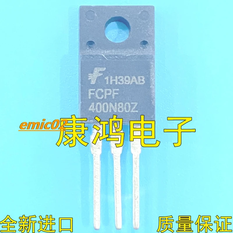 10pieces Original stock FCPF400N80Z TO-220F MOS 14A 800V