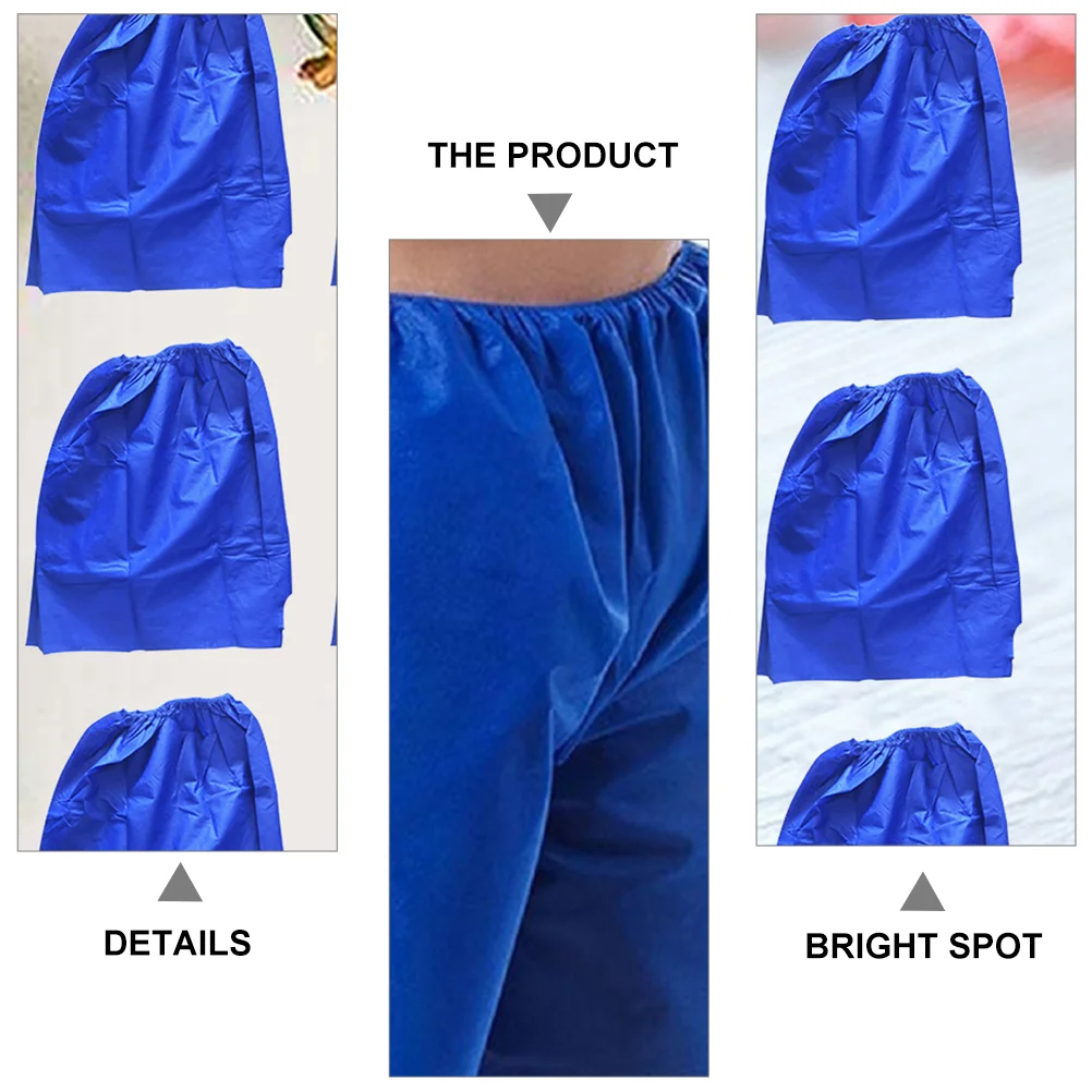 10 Pcs Mens Disposable Spa One Time Moisture-absorbing Pants Spray Non-woven Fabric Practical Period Short Incontinence for