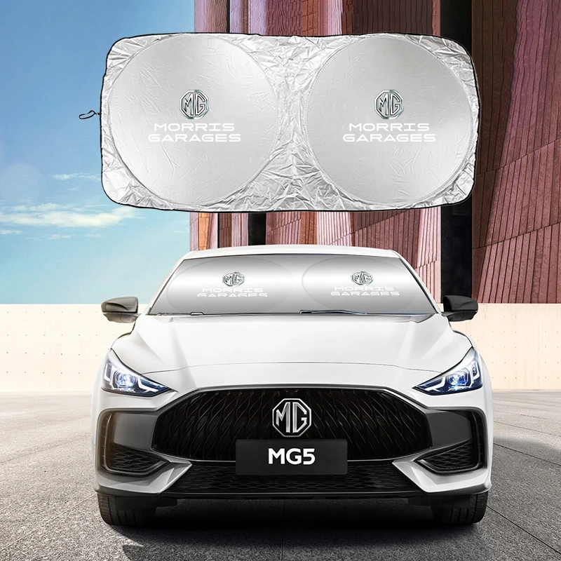 Car Windshield Sun Shade Visor UV Protection Shield For Morris Garages MG Cyberster MG3 MG5 MG7 MG6 ZS ES5 ONE HS MG4 EV Cyber