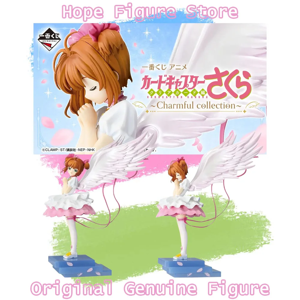 

В наличии Оригинальная фигурка Bandai Ichiban Kuji Cardcaptor Sakura Kinomoto Sakura, модель аниме-персонажа, игрушка