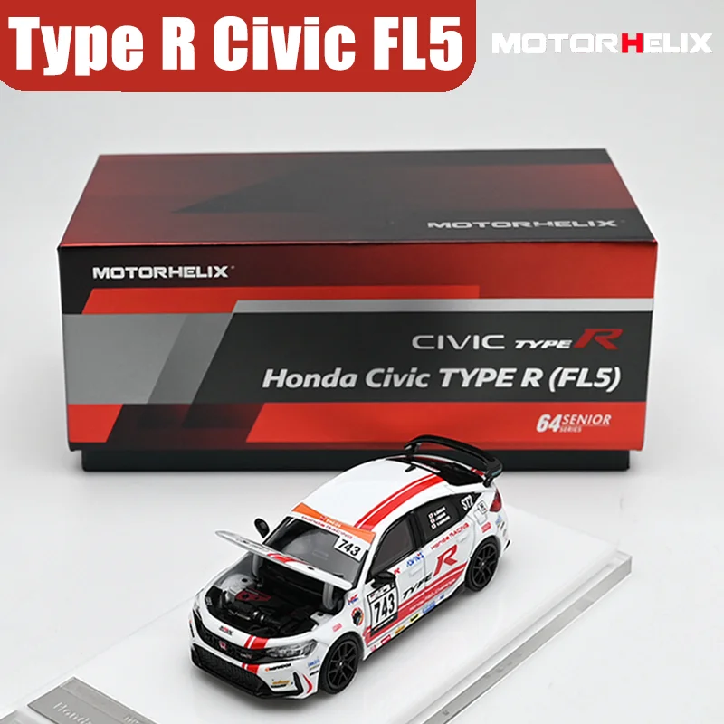 

MH 1:64 Type R Civic FL5 Alloy Car Toy Die Casting Metal Model Series Boy Christmas Gift