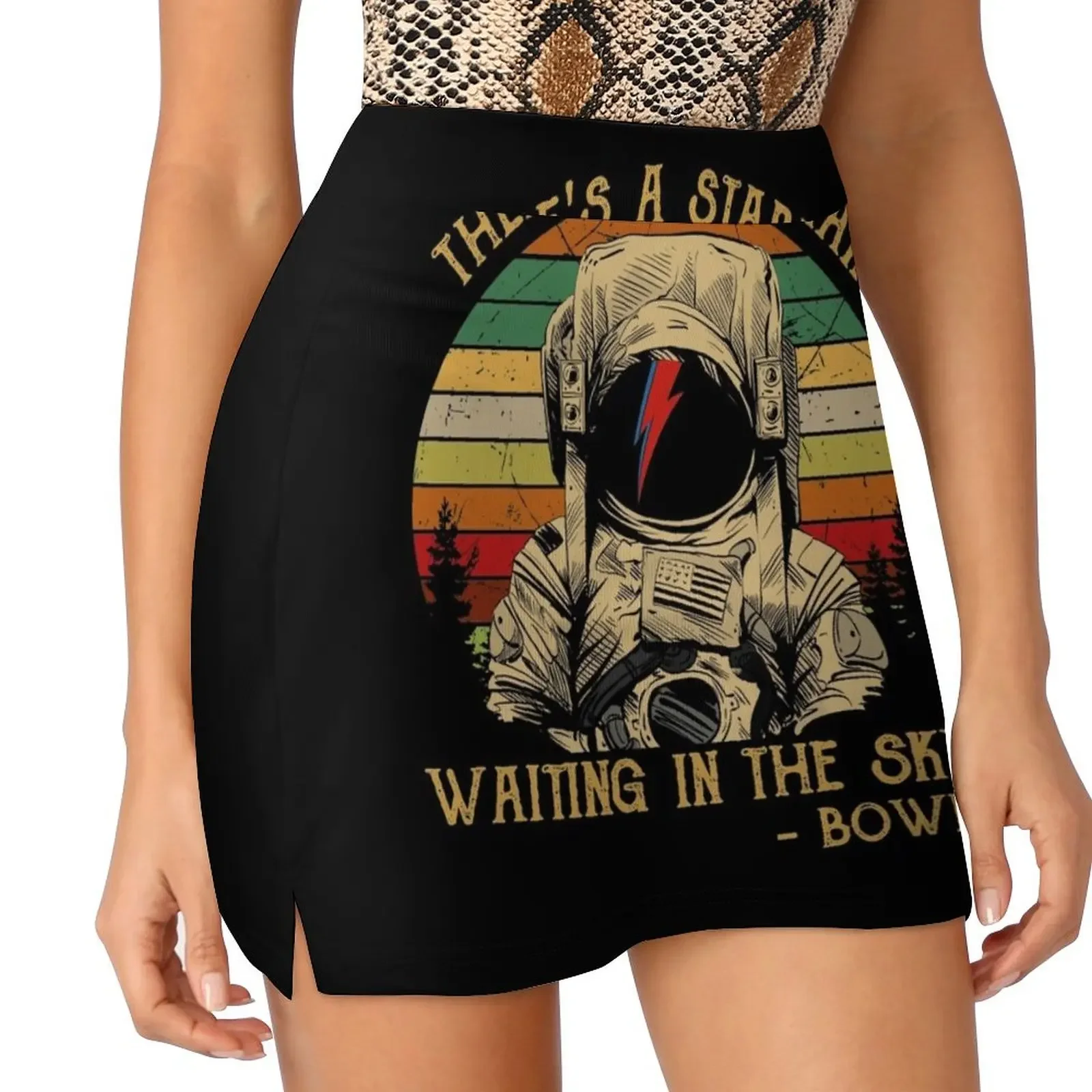 There's a starman waiting in the sky Mini Skirt new in external clothes skirts for womens 2024 Skort for women