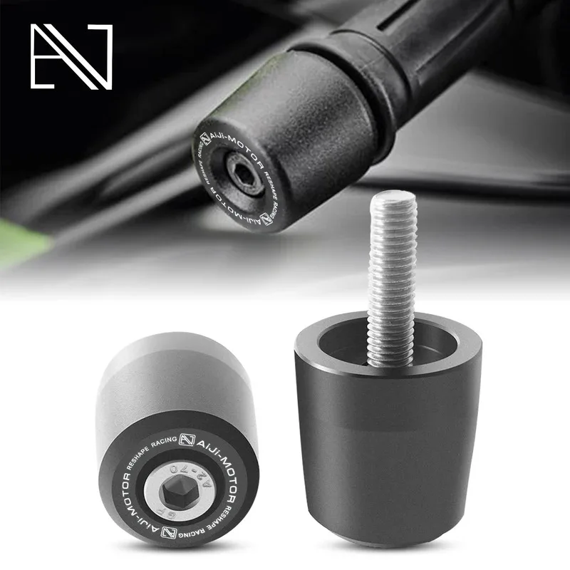 Handle Bar End Weights For Kawasaki Ninja 400 636 1000SX ER-6F ER-6N Motorcycle Accessories Handlebar Plus Caps