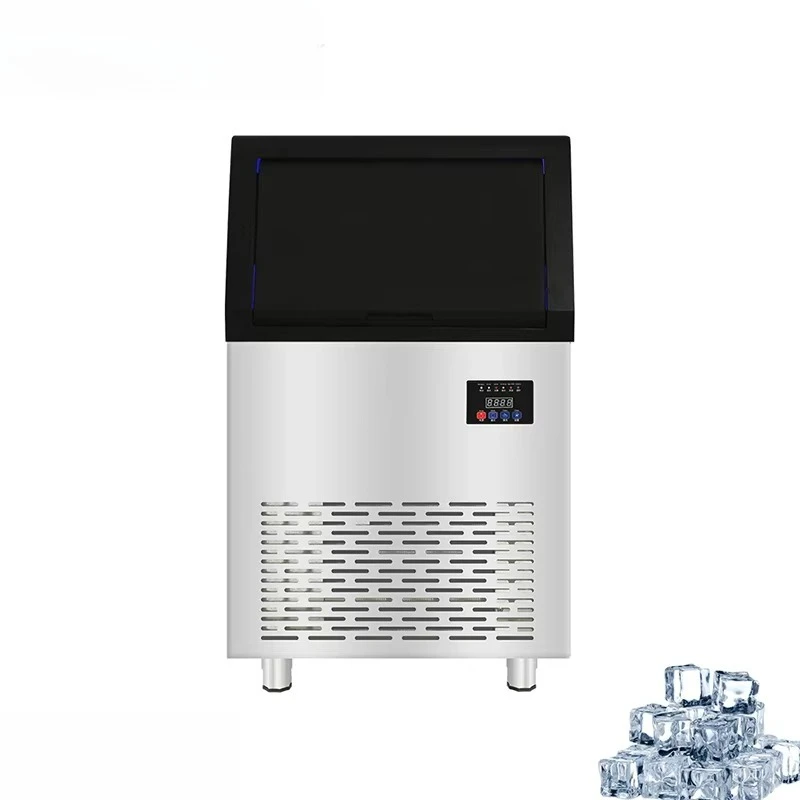 Commercially popular ice maker with 35kg-120kg cubic meter ice maker, equipped with air cooling/water cooling