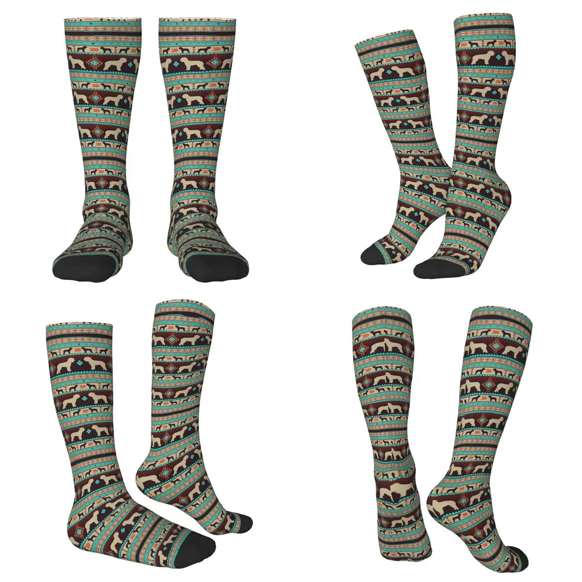 

Всесезонные носки в стиле бохо для собак Lagotto Romagnolo Sunset Socks Harajuku Crew Socks Модные чулки для мужчин и женщин