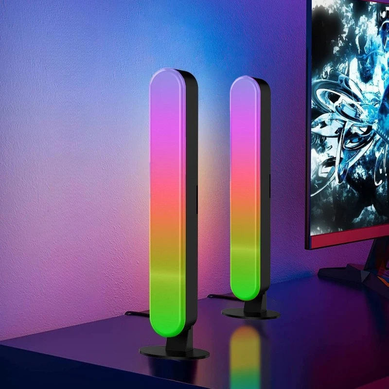 الملونة RGB المزاج ضوء اتصال بلوتوث LED أضواء المحيطة غرفة المعيشة بار غرفة نوم المزاج مصباح ديكورات المنزل مصابيح الليل