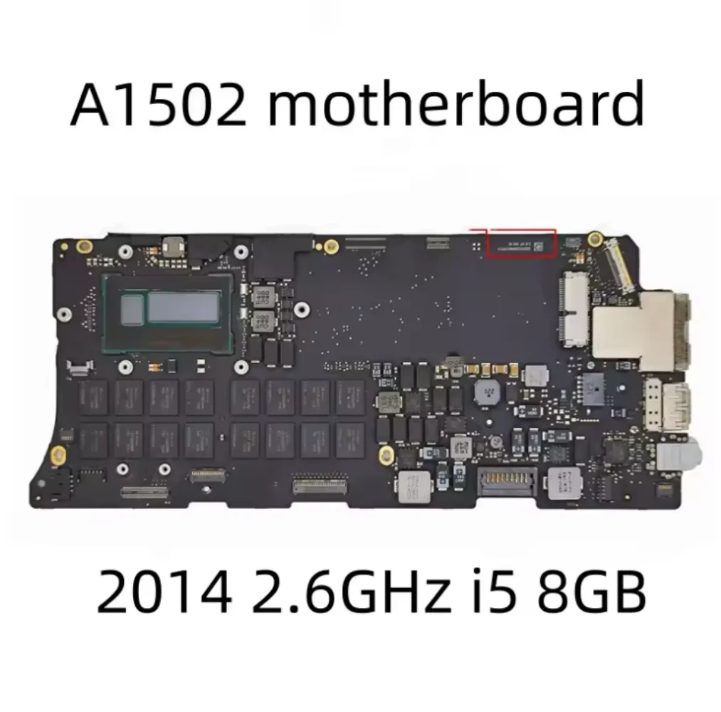 Placa base A1502 i5 i7 8GB para Macbook Pro Retina 13 16 "placa lógica 2013 2014 820-3476-A 2015 820-4924-A A1502